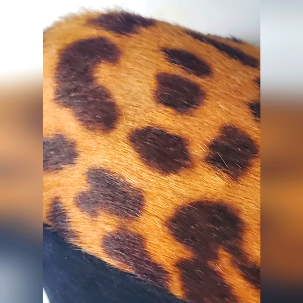 🔥HostPick🔥YSL-YvesSauntLaurent-40.5- pony hair animal print stilettos/pumps - - Picture 12 of 13